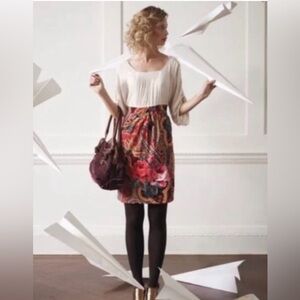 Anthropologie Easy As Pie Floral/Paisley Dress